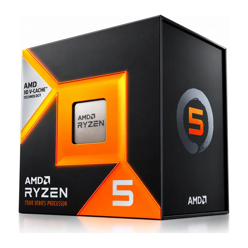 Processador AMD Ryzen 5 7600X3D Six-Core 4.1GHz (4.7GHz Max Boost, AM5, 102MB Cache, AMD Radeon Graphics) 65W - 100-100001721WOF