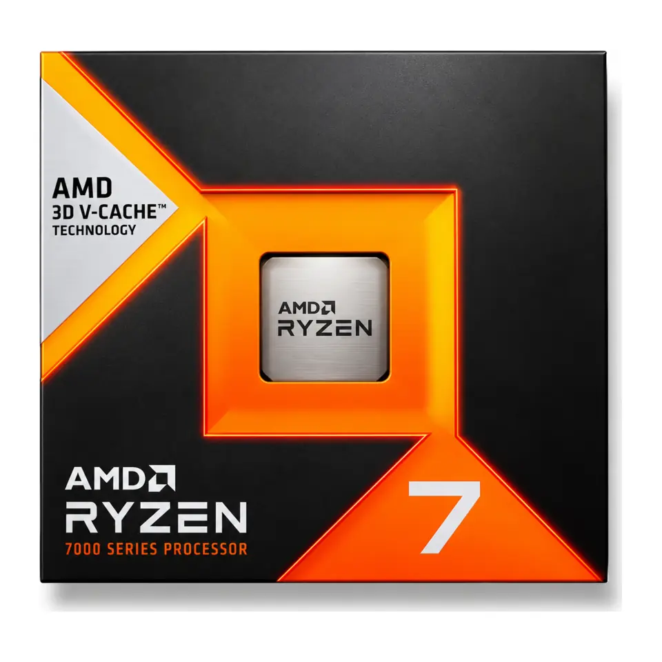 Processador AMD Ryzen 7 7700X3D Octa-Core 4.0GHz (4.5GHz Max Boost, AM5, 104MB Cache, AMD Radeon Graphics) 120W - 100-100002235WOF