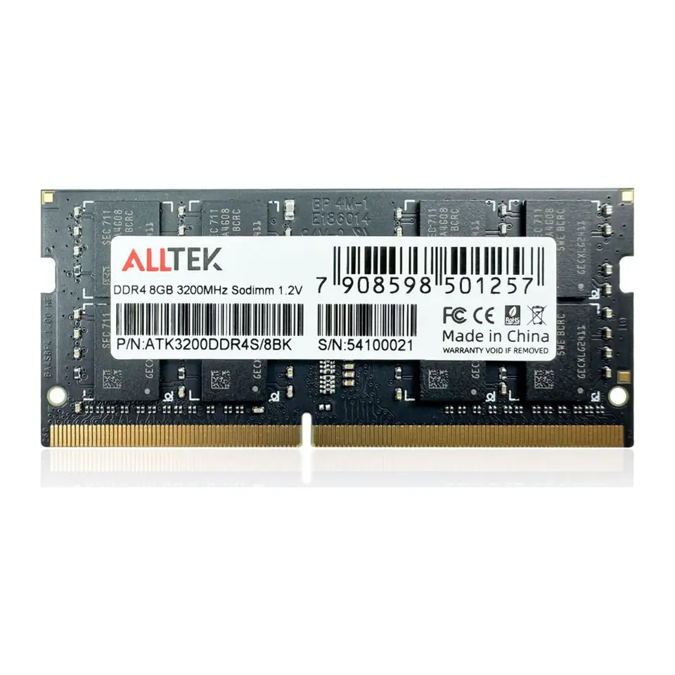 Memória Notebook Alltek IN 8GB DDR4 SO-DIMM 3200MHz 1.2V