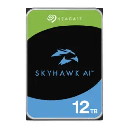 HD Seagate SkyHawk AI 12TB, SATA III 6Gb/s, 7200RPM, 512MB Cache, CMR, 3,5" - ST12000VE003
