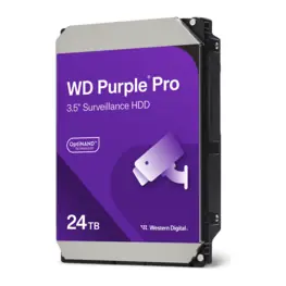 HD Western Digital WD Purple Pro 24TB Vigilância, SATA III 6Gb/s, 7200RPM, 512MB Cache, CMR, 3,5" - WD241PURP