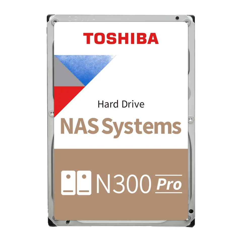 HD Toshiba N300 Pro NAS 24TB, SATA III 6Gb/s, 7200RPM, 1GB Cache, CMR, 3,5" - HDWG82EXZSTB