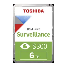 HD Toshiba S300 Surveillance 6TB, SATA III 6Gb/s, 5400RPM, 256MB Cache, SMR, 3,5" - HDWT860UZSVA