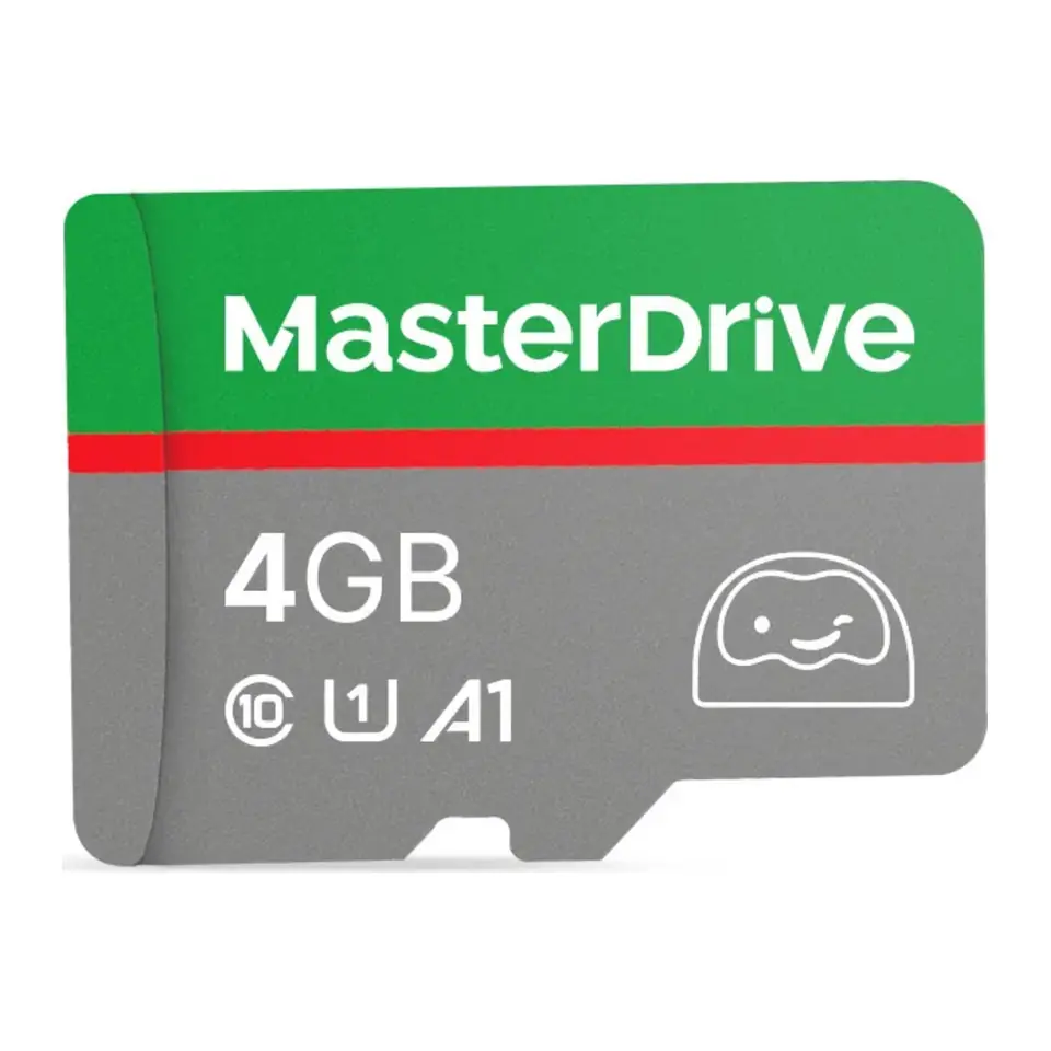 Cartão de Memória MasterDrive MicroSDHC 4GB (Classe 10) c/ Adaptador SD - M-501