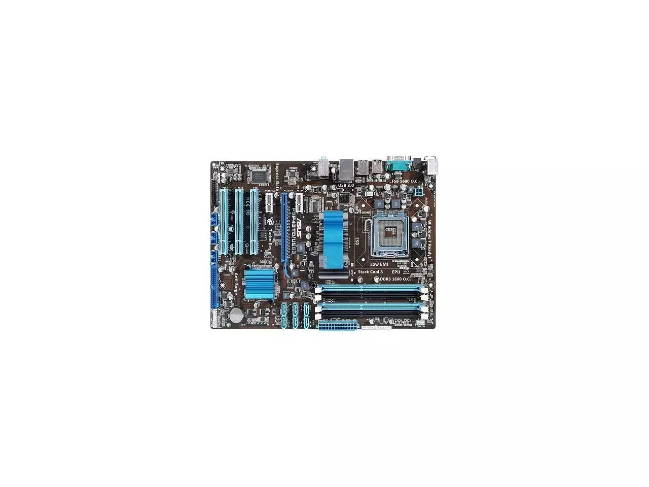 ASUS P5P43TD/USB3 (LGA 775) Intel P43 — HARDSTORE Informática - Loja de  Informática e PC Gamer em Porto Alegre e Caxias do Sul