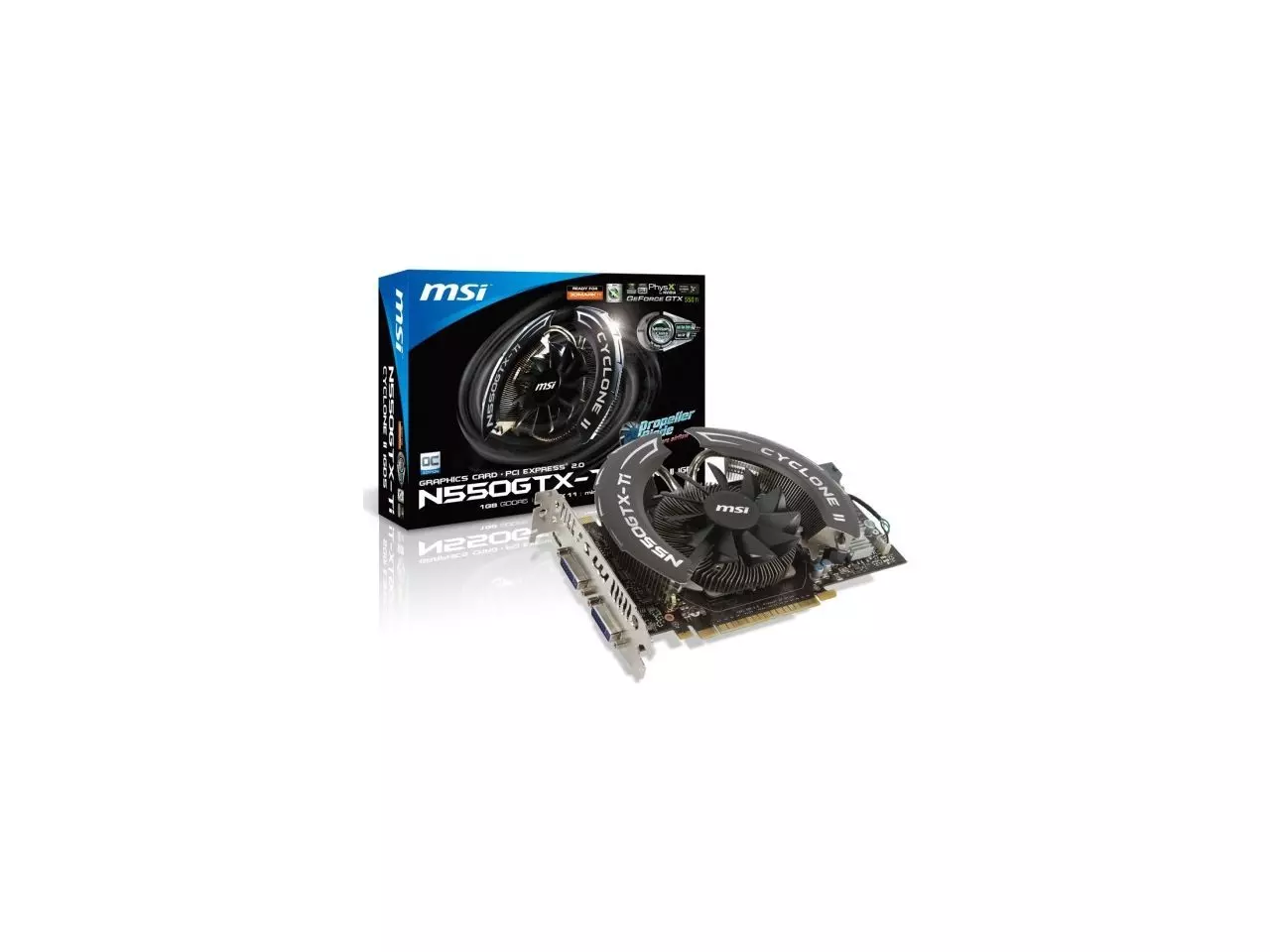 GTX 550 Ti 2GB GDDR5 PCI Express X16 128Bit placa gráfica para