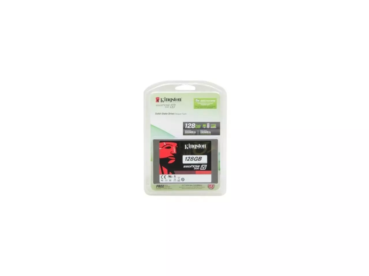 Kingston SSDNow V200 128 GB SATA III 6 GB/s 2.5-Inch Solid State Drive -  SV200S37A/128G